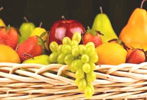 Diversas frutas frescas